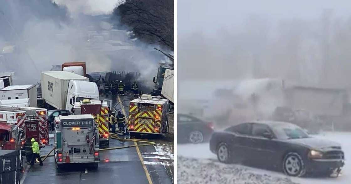 50 vehicles involved in deadly highway crash caused by severe snowstorm in the United States