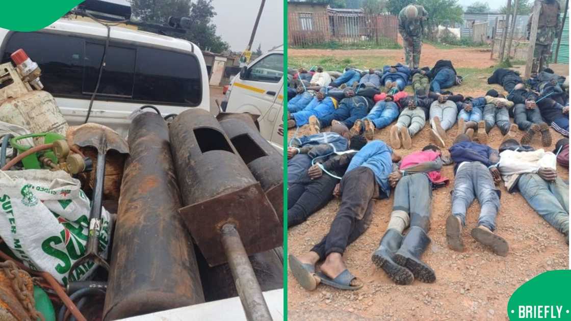 Illegal miners