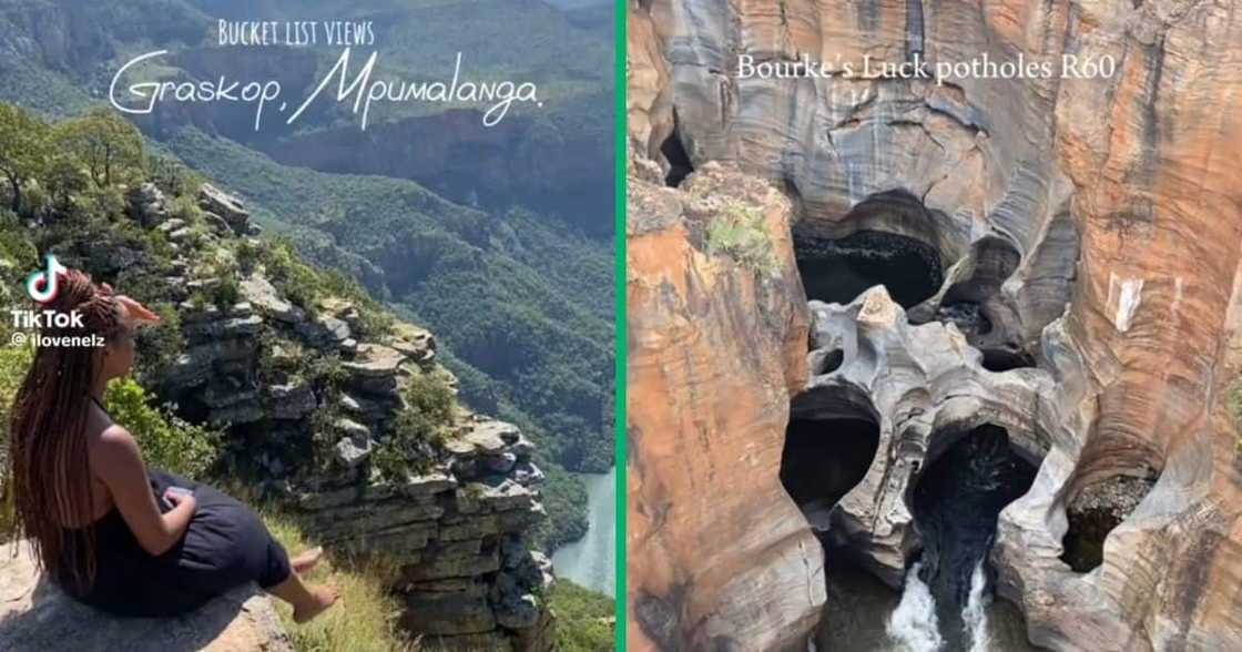 A woman shared visuals from her road trip in Mpumalanga