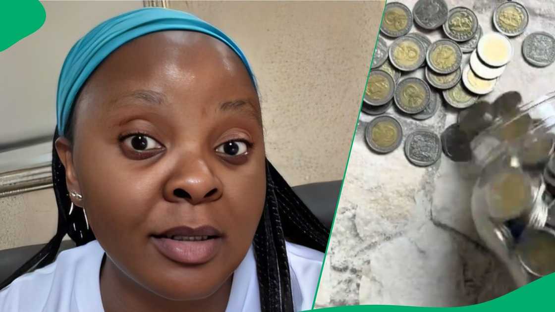 A TikTok video shows 5 year old's savings A TikTok video shows 5 year old's savings