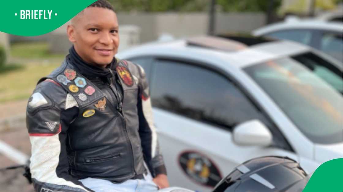 Biker's heartfelt gesture allows a school kid to rev his bike