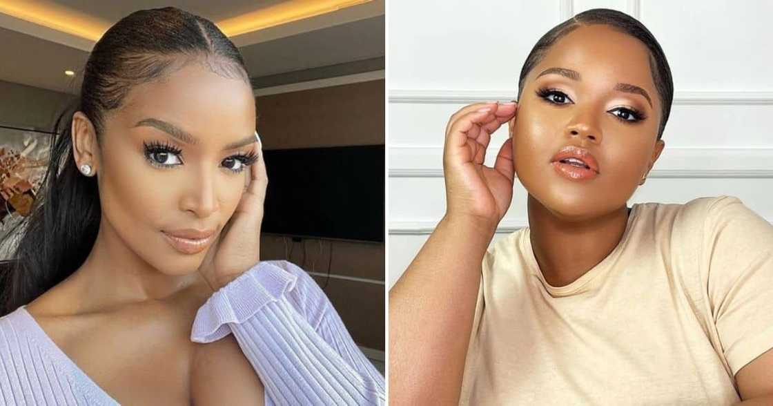 Ayanda Thabethe, sister Lungile, own makeup brand