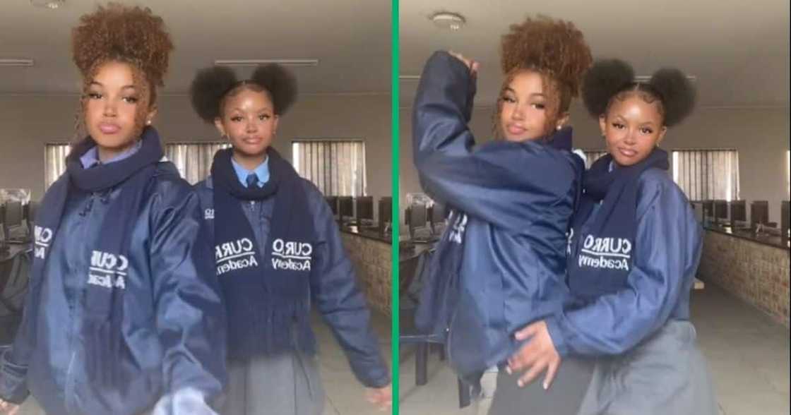 Curro schoolgirls dance amapiano in class