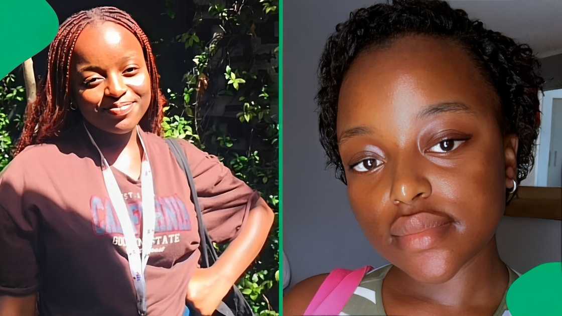 A TikTok video shows a student unveiling her lecturer’s name cards. A TikTok video shows a student unveiling her lecturer’s name cards.