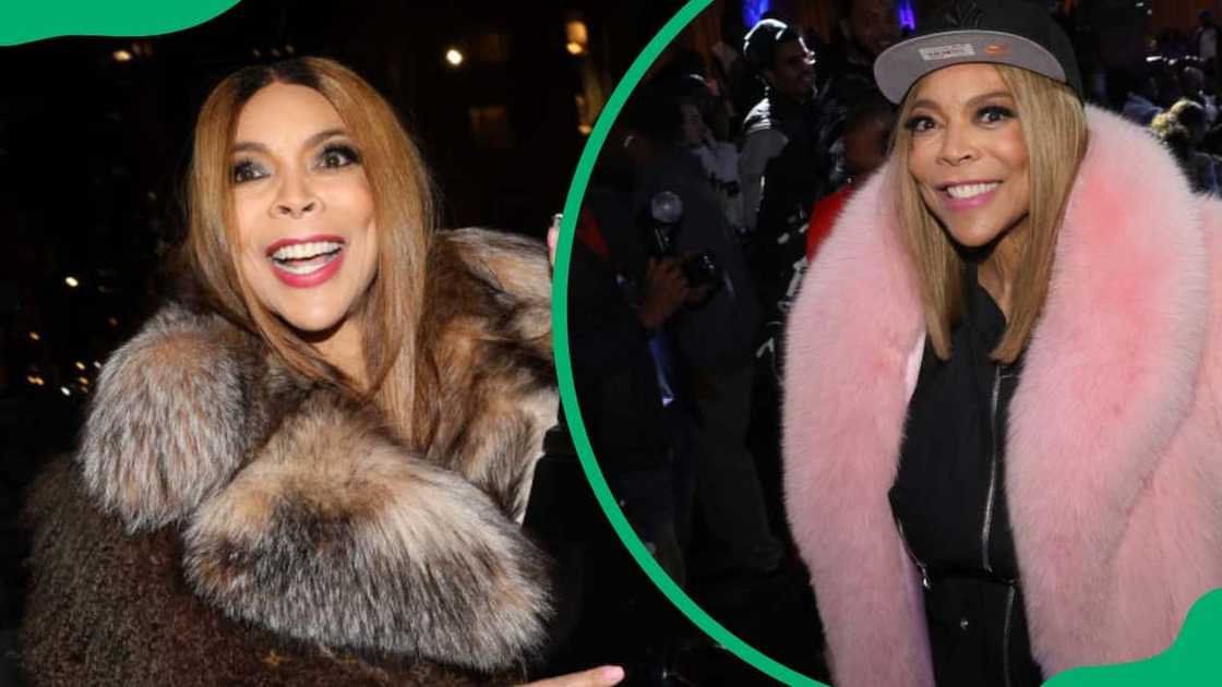 Wendy Williams Wendy Williams during a private dinner in 2023. The media personality attending the 2023 Daniel's Leather Fashion Show (R) Wendy Williams Wendy Williams during a private dinner in 2023. The media personality attending the 2023 Daniel's Leather Fashion Show (R)