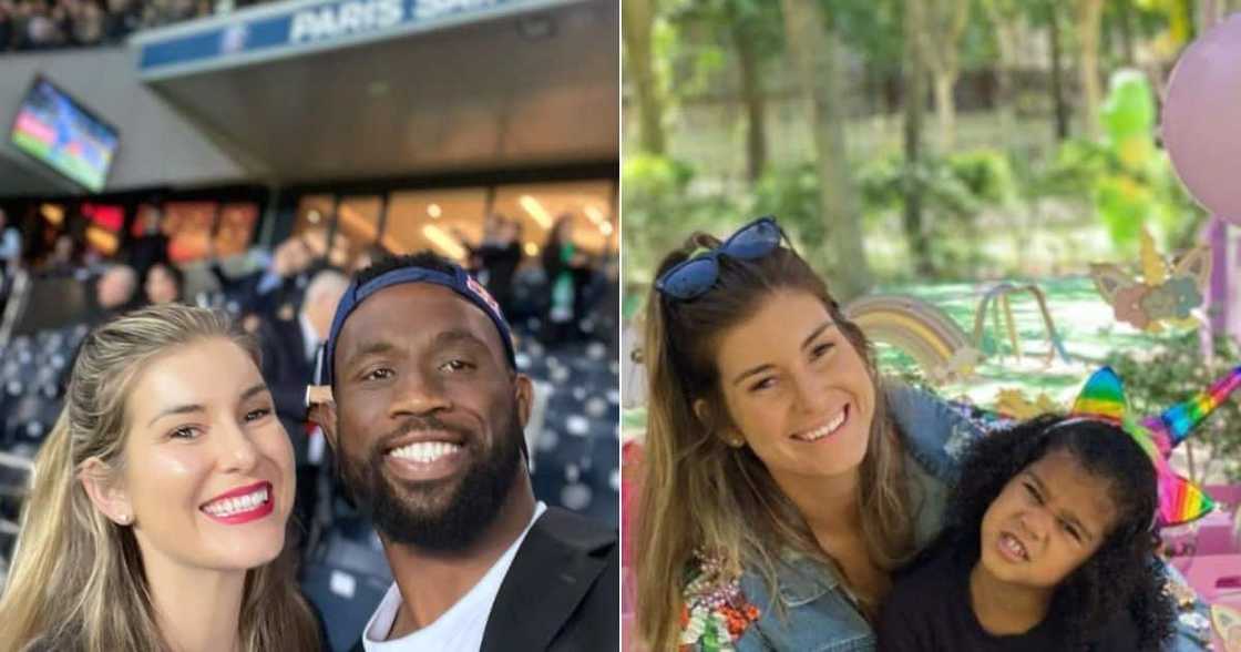 Siya Kolisi, Rachel Kolisi, Keziah Kolisi Siya Kolisi, Rachel Kolisi, Keziah Kolisi