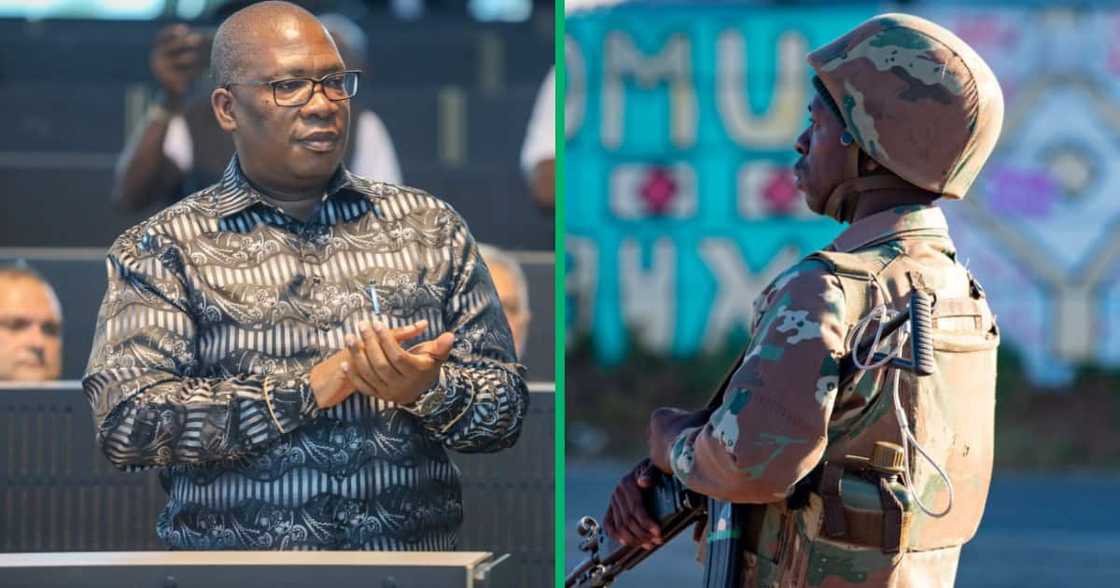 Panyaza Lesufi says deploying the army to deal with illegal mining is a difficult and lengthy process Panyaza Lesufi says deploying the army to deal with illegal mining is a difficult and lengthy process