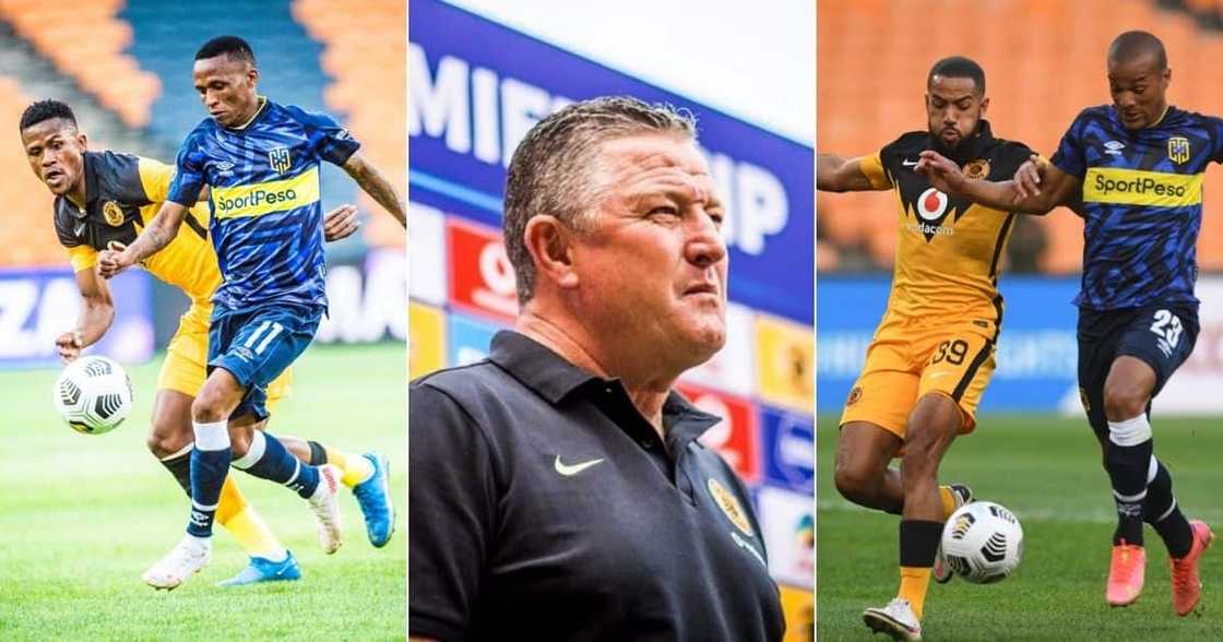 Kaizer Chiefs coach Gavin Hunt has admitted that his charges are going through a rough patch. Image: Twitter/Instagram Kaizer Chiefs coach Gavin Hunt has admitted that his charges are going through a rough patch. Image: Twitter/Instagram