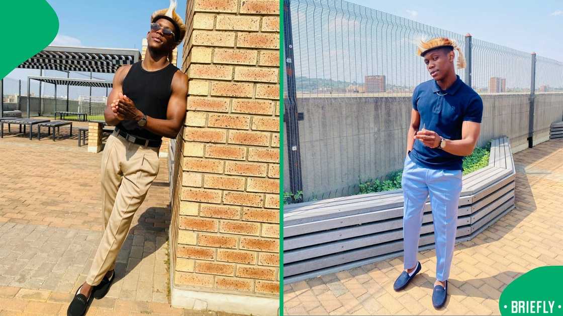 A Mzansi man rocked his Zulu attire, showing off his culture A Mzansi man rocked his Zulu attire, showing off his culture