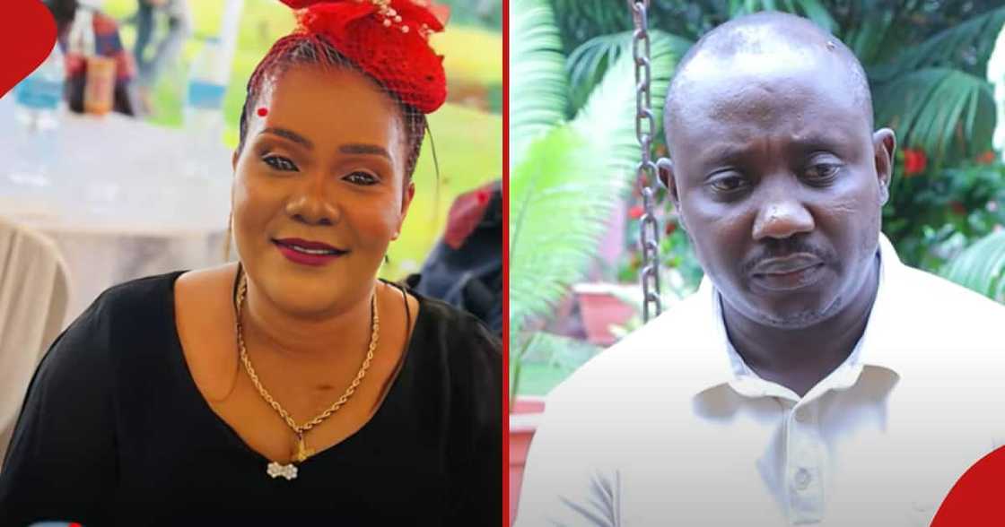 Beatrice, the wife who allegedly stabbed her husband and the next frame shows Phillip Musele, brother of the man who was murdered. Beatrice, the wife who allegedly stabbed her husband and the next frame shows Phillip Musele, brother of the man who was murdered.