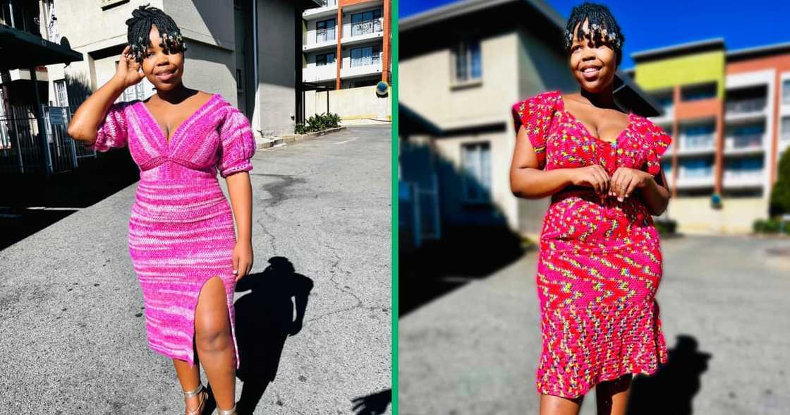 A lady in Johannesburg who crochets clothing wants her small business to be well-known A lady in Johannesburg who crochets clothing wants her small business to be well-known