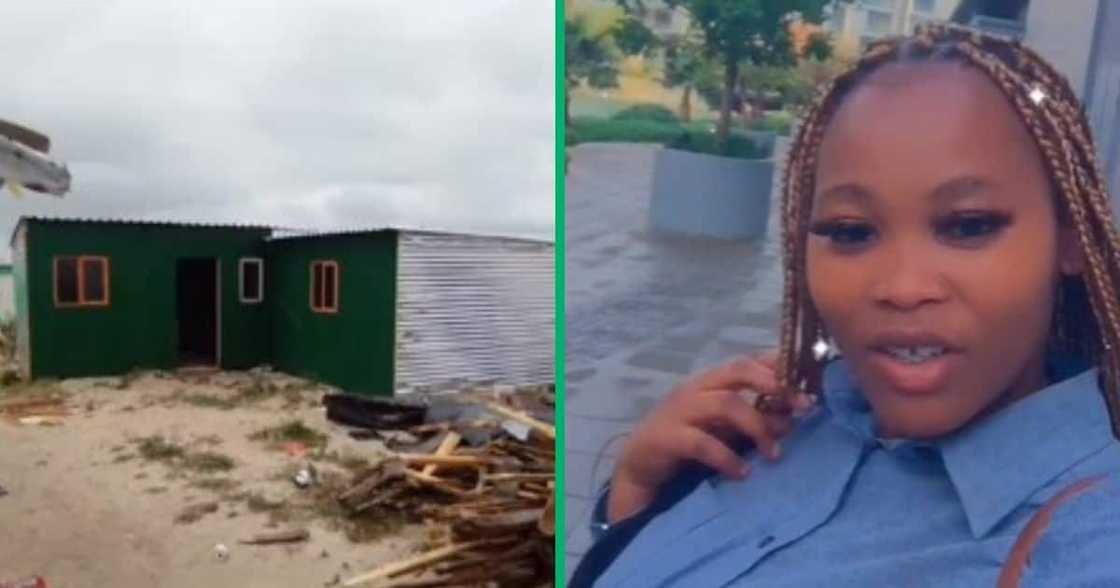 A Cape Town woman and her bae turn a shack into flat A Cape Town woman and her bae turn a shack into flat