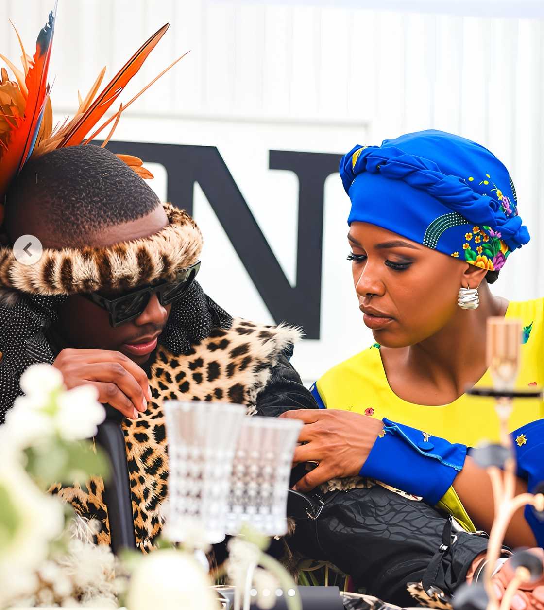Pictures of Wiseman Mncube's traditional wedding went viral