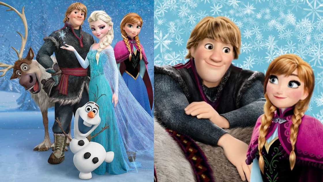 Kristoff, Anna, and Elsa from Frozen Kristoff, Anna, and Elsa from Frozen