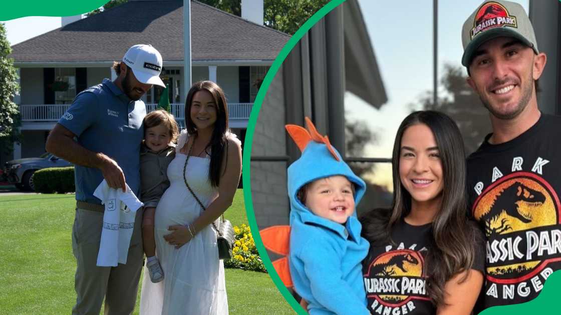 Max Homa, his son Cam, and wife Lacey Croom Max Homa, his son Cam, and wife Lacey Croom