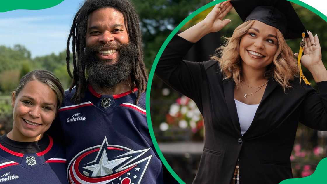 TikToker Damon Darling with his wife, Amanda