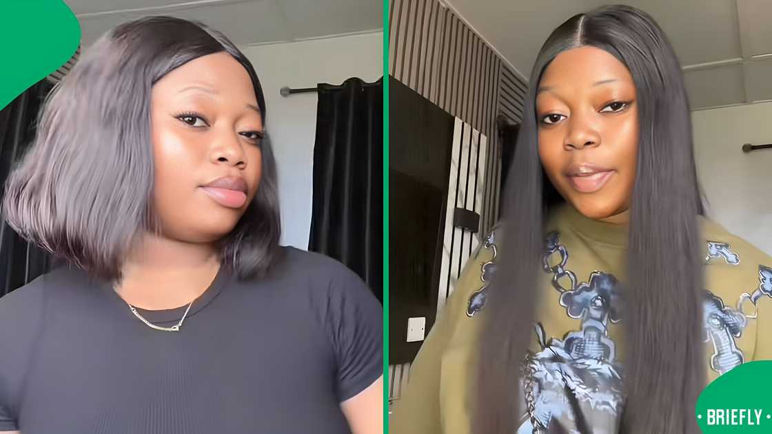 A woman showed off what she ordered vs what she got in a TikTok video. A woman showed off what she ordered vs what she got in a TikTok video.
