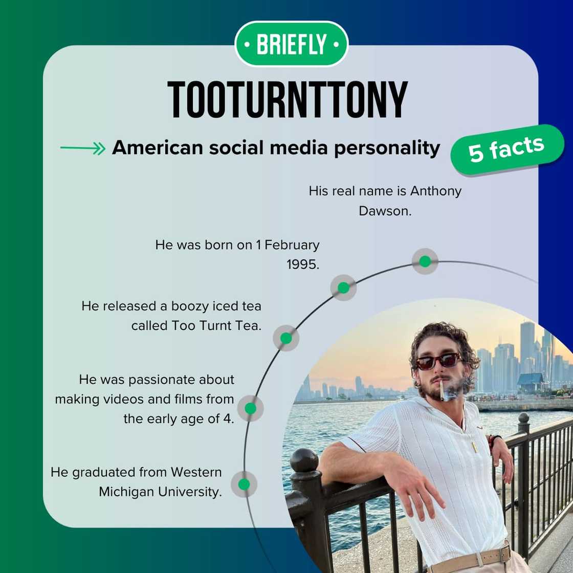 Top 5 facts about TooTurntTony Top 5 facts about TooTurntTony
