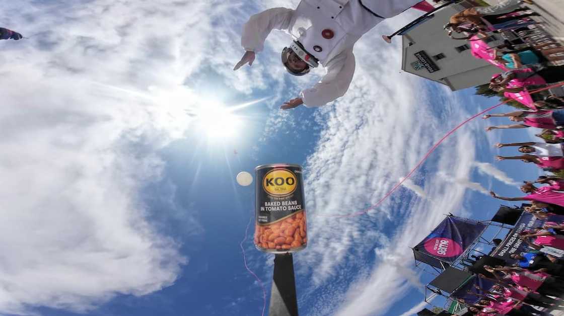 Game is sending a can of baked beans to space