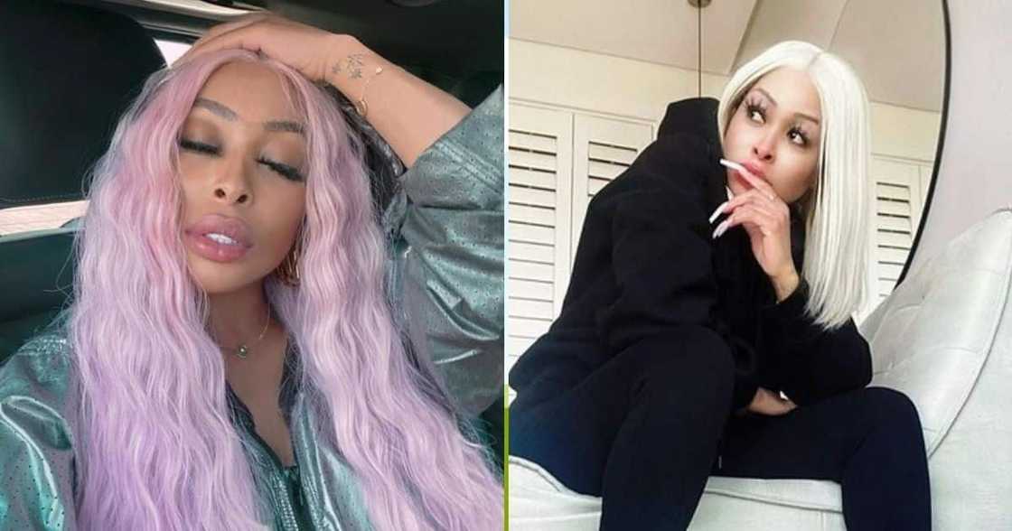 Khanyi Mbau, Mzansi, defend actress, UK woman, trolls her, bleached skin