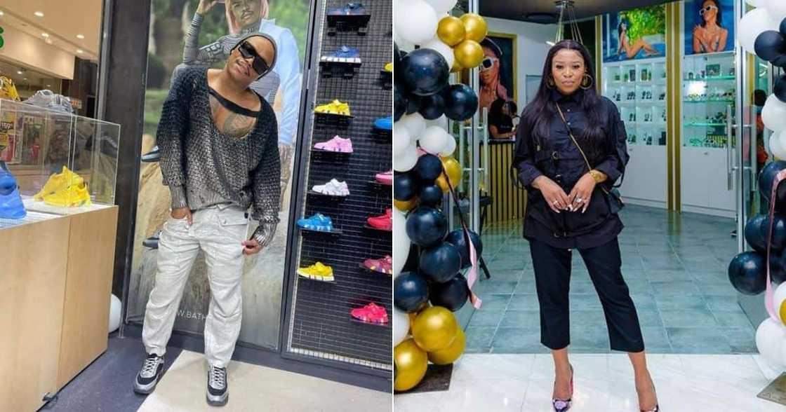 Somizi, DJ Zinhle, Mall of Africa, support, friends, stans, react Somizi, DJ Zinhle, Mall of Africa, support, friends, stans, react