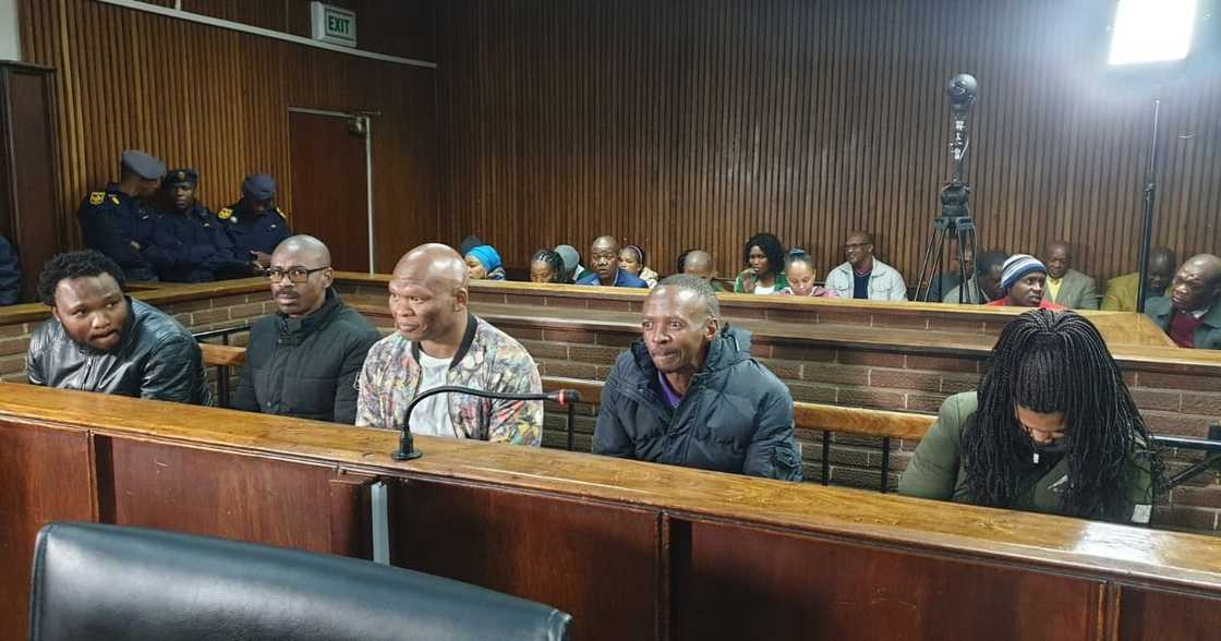 Thabo Bester's co-accused appeared in court for their bail hearing Thabo Bester's co-accused appeared in court for their bail hearing