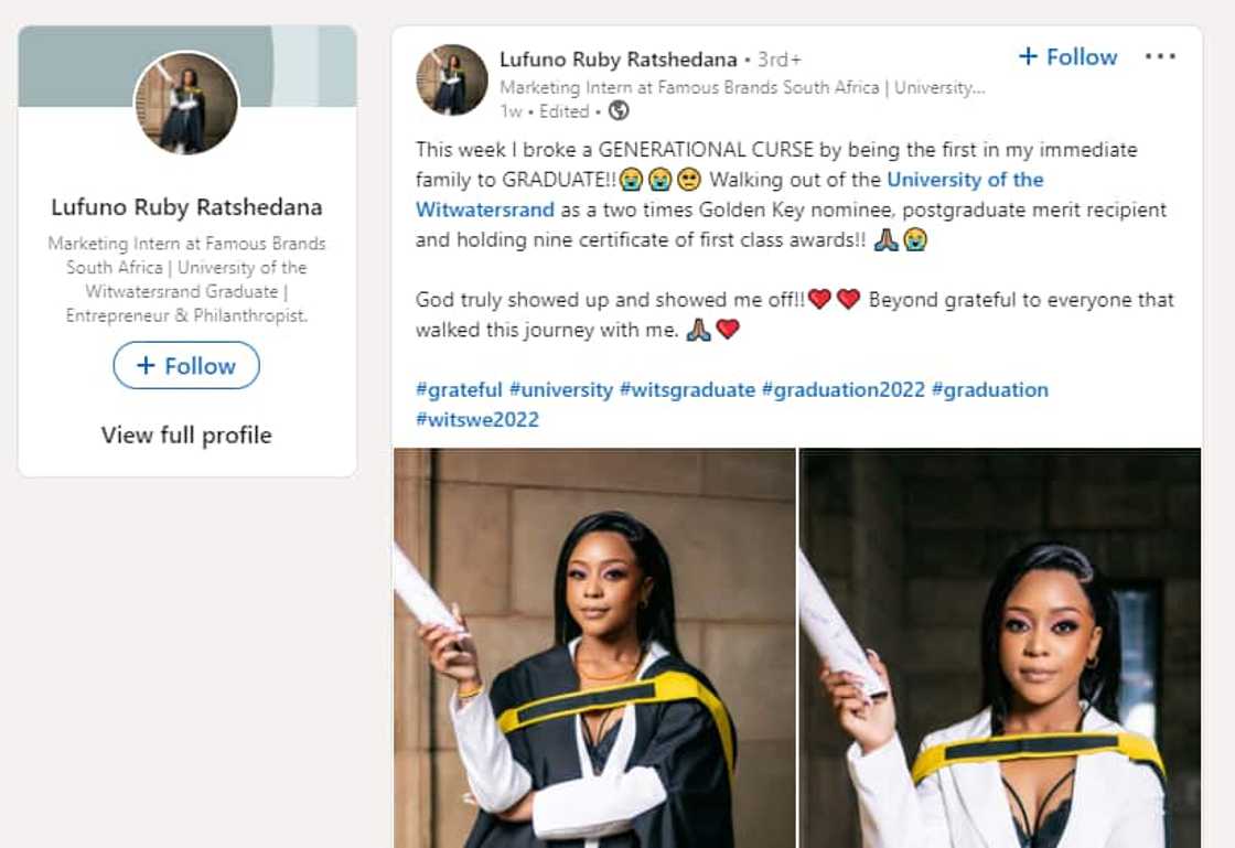 Mzansi, graduation, generational curse Mzansi, graduation, generational curse