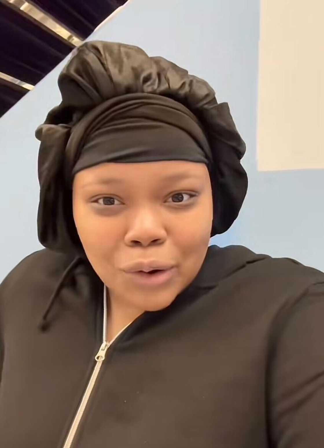 At a UK airport, a South African woman living in the UK confronted a woman who owed her money. At a UK airport, a South African woman living in the UK confronted a woman who owed her money.