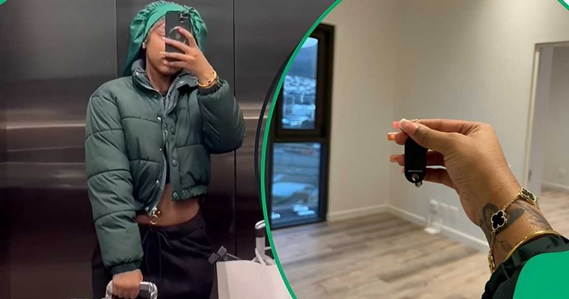 Lady moves into R6,5K apartment in Cape Town Lady moves into R6,5K apartment in Cape Town