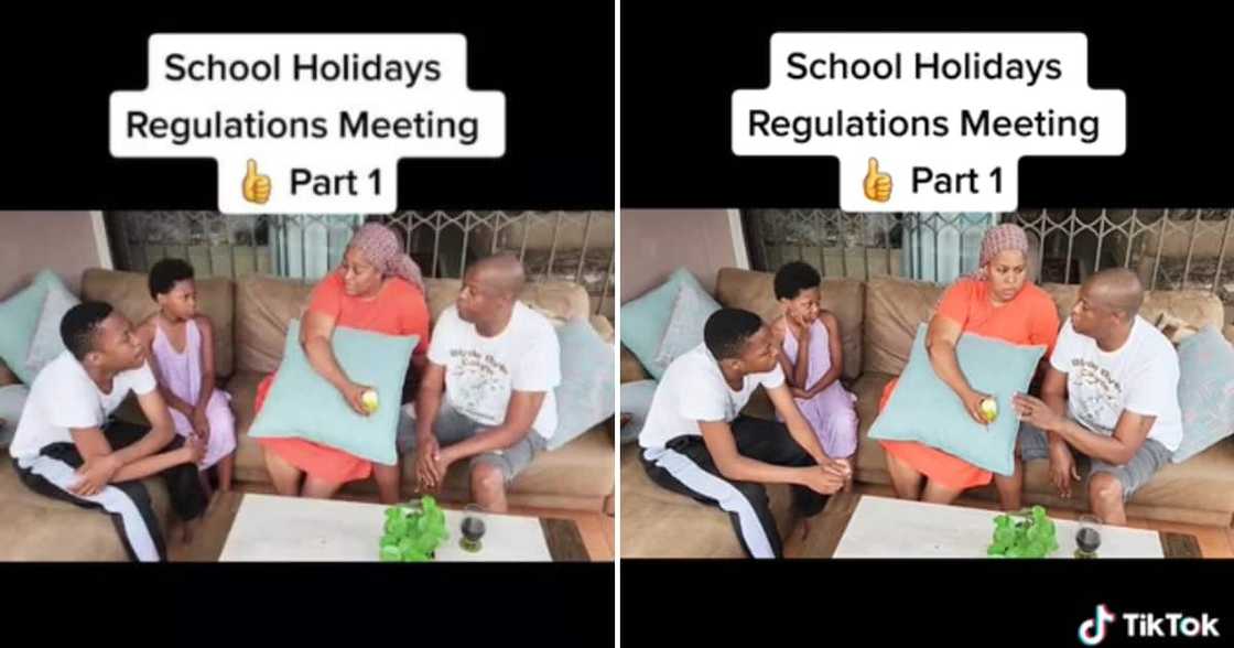 TikTok account @mzansisgreatestfamily having their family meeting TikTok account @mzansisgreatestfamily having their family meeting