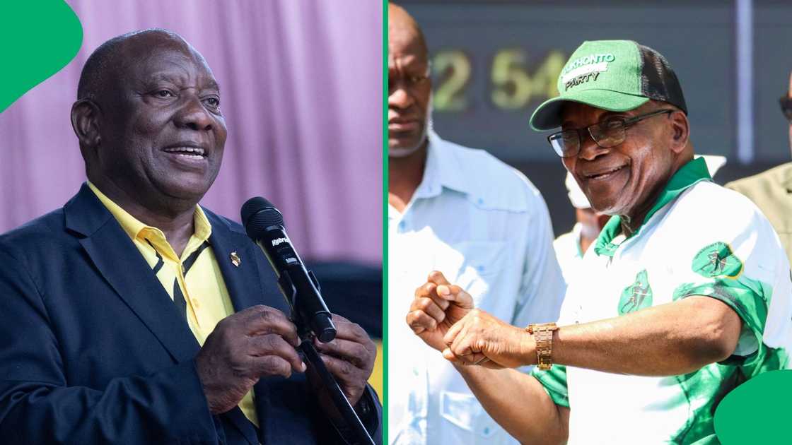 President Cyril Ramaphosa reacted to Jacob Zuma's recent letter of demand.