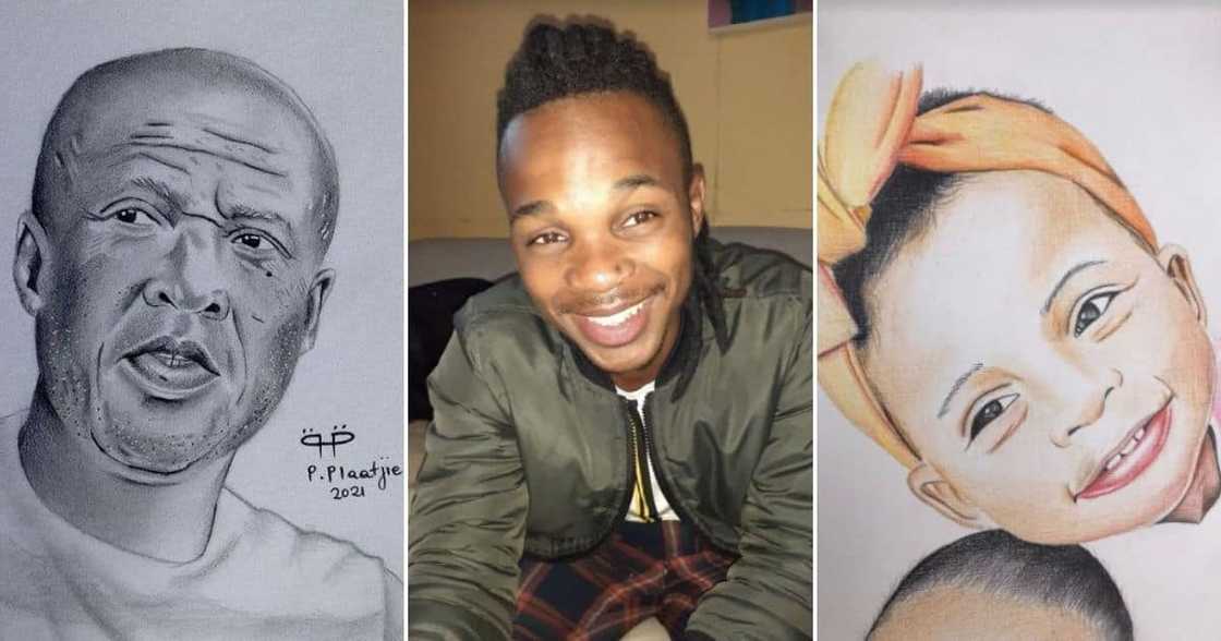 Young Artist, 23, Taught Himself How to Draw, Makes a Living Selling Portraits