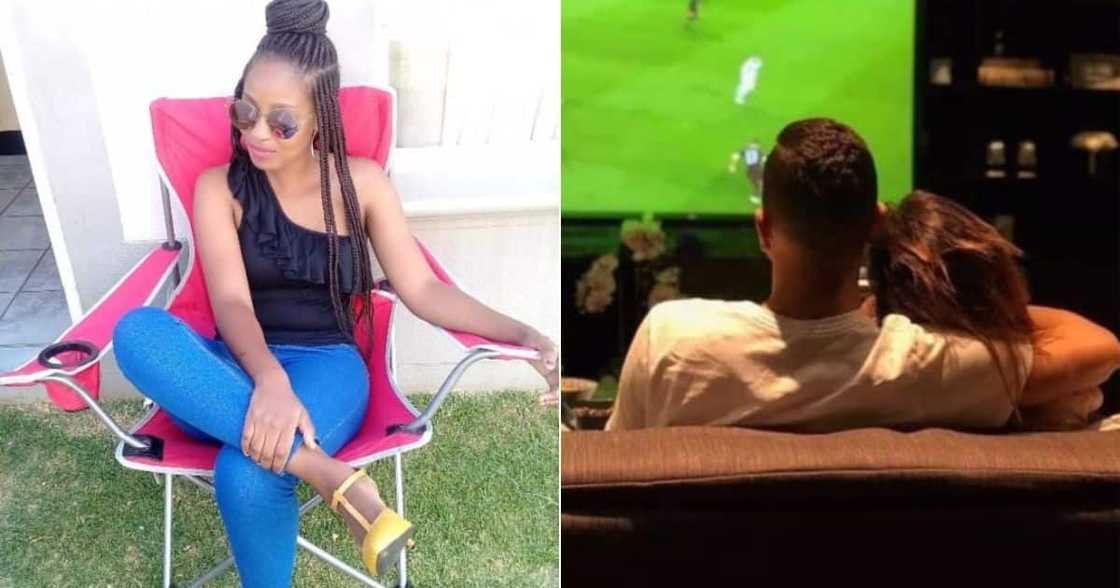 A lady gave dating advice to do with Premier League soccer A lady gave dating advice to do with Premier League soccer
