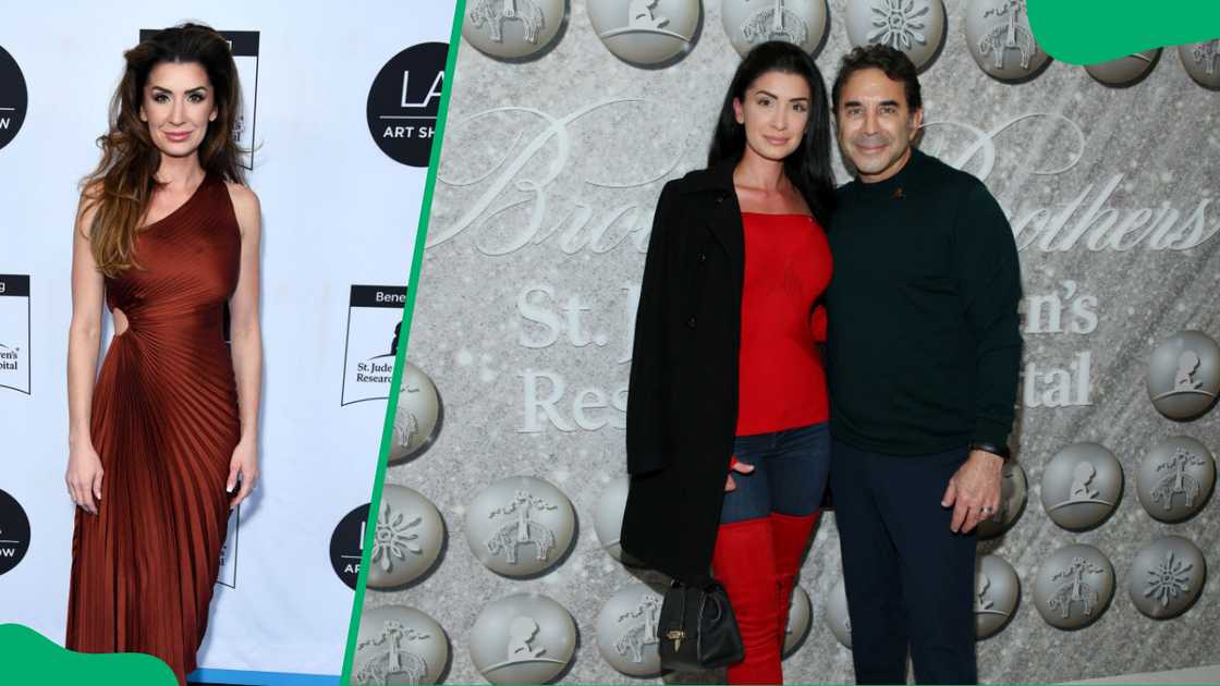 Brittany Pattakos and Dr. Paul Nassif at the Brooks Brothers annual holiday celebration