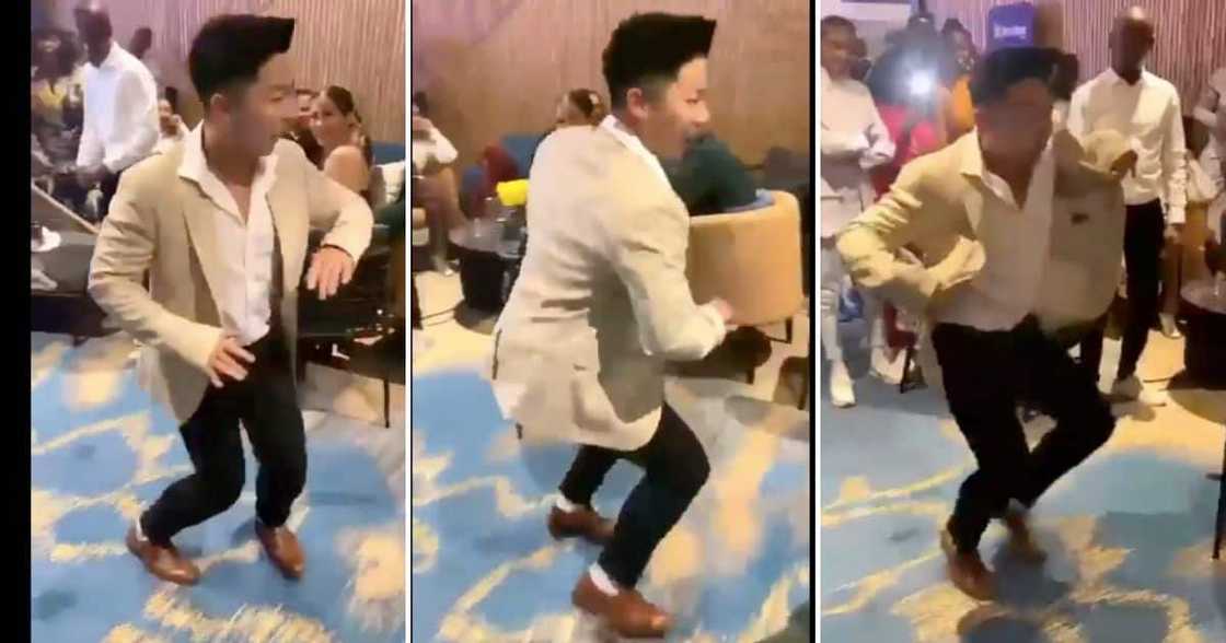Chinese national dances to Amapiano song Chinese national dances to Amapiano song