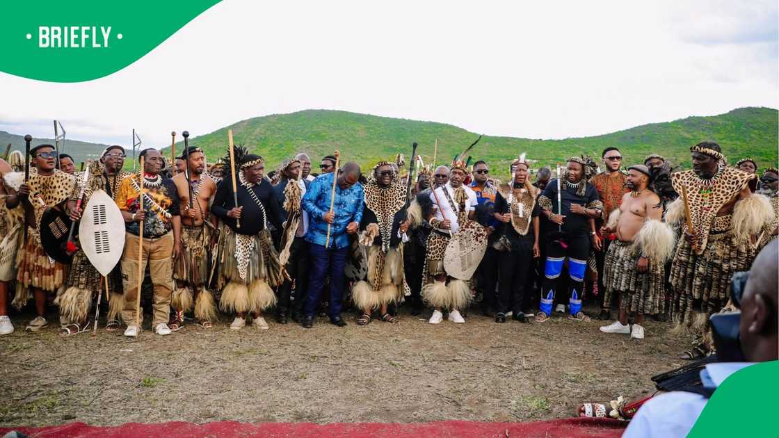 The traditional wedding kicked off with the umkhehlo ceremony in Jozini on Friday