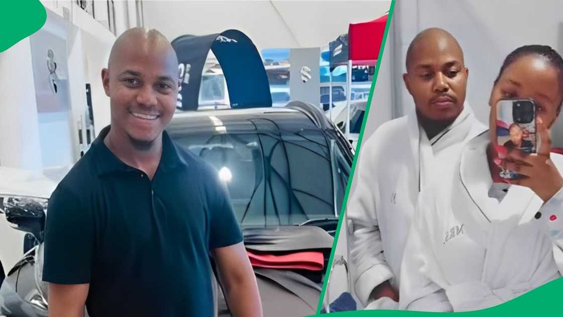 A husband bought cars for himself and his wife.