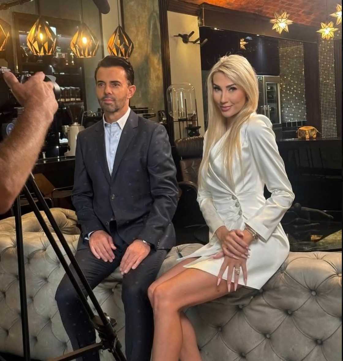 Mel vouched for her husband Peet Viljoen in her interview Mel vouched for her husband Peet Viljoen in her interview