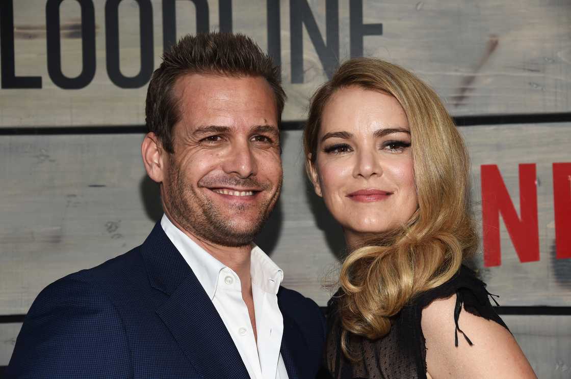 Gabriel Macht and Jacinda Barett at the Bloodline premiere