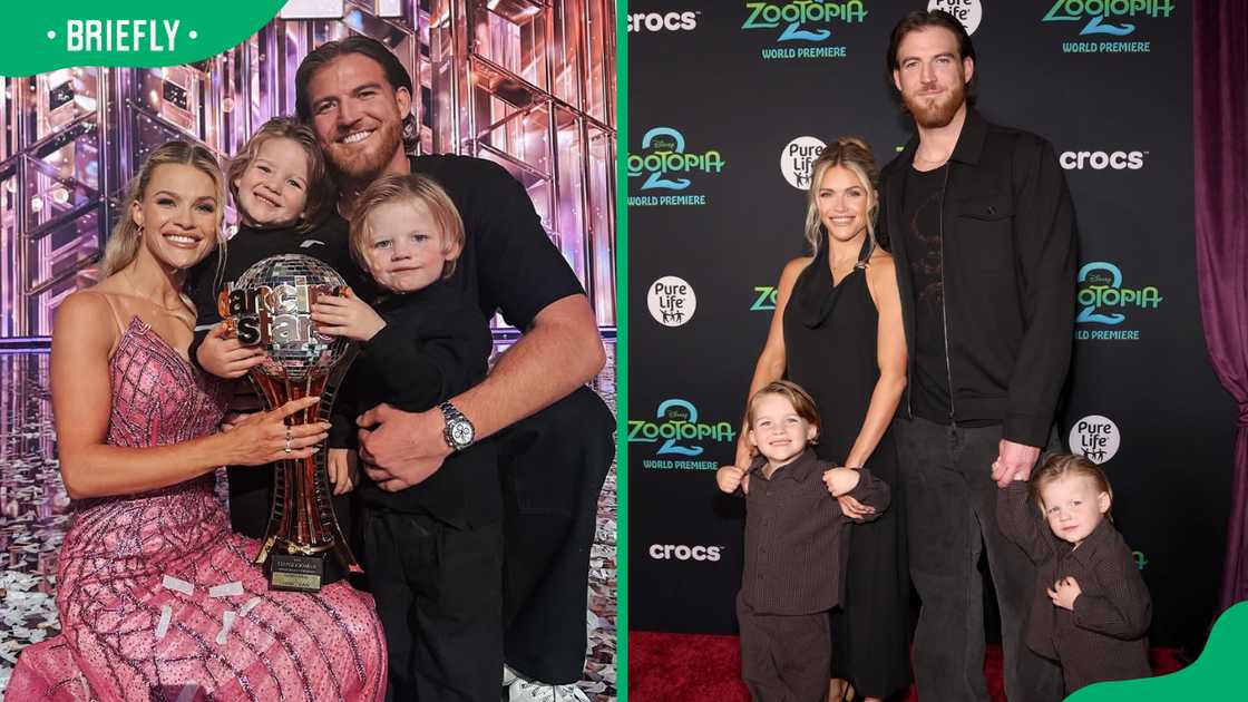 Carson McAllister, Witney Carson, and her kids