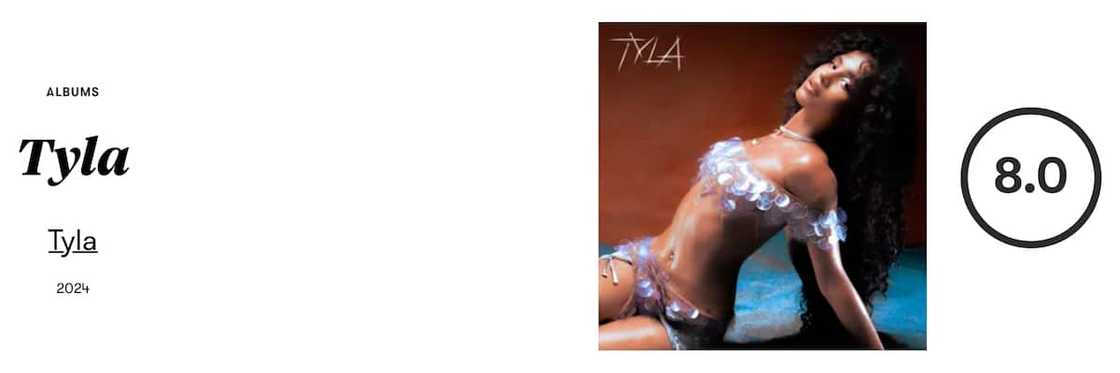 Pitchfork rated Tyla's debut album