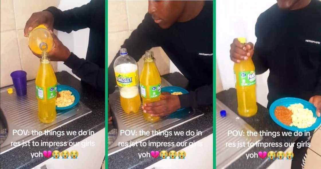 Kingslely drink in Fanta bottle Kingslely drink in Fanta bottle