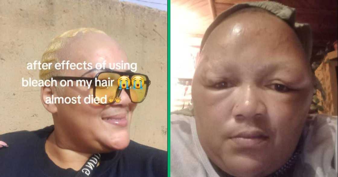 woman shares damaged suffered from bleaching hair woman shares damaged suffered from bleaching hair