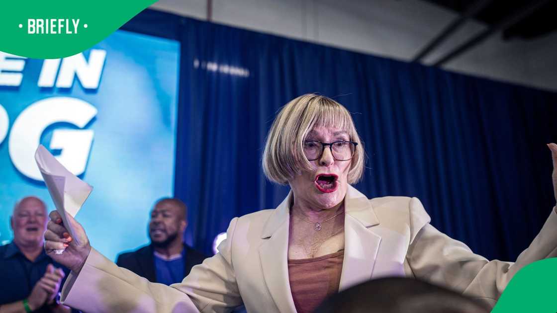Democratic Alliance (DA) leader Helen Zille speaks after being announced as the mayor candidate for the party on September 20, 2025 in Soweto, South Africa Democratic Alliance (DA) leader Helen Zille speaks after being announced as the mayor candidate for the party on September 20, 2025 in Soweto, South Africa