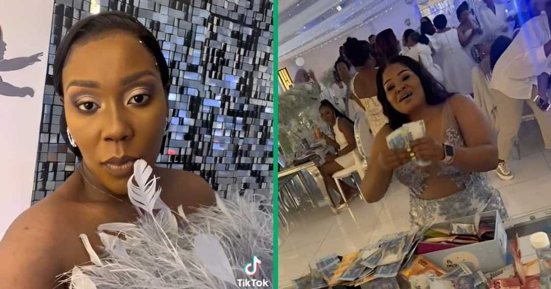 A woman shared a TikTok video of her lavish baby shower A woman shared a TikTok video of her lavish baby shower