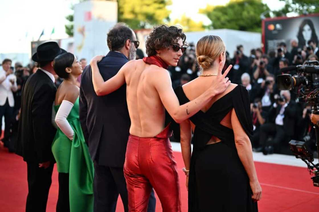 Timothee Chalamet has been an early adopter of the backless trend Timothee Chalamet has been an early adopter of the backless trend