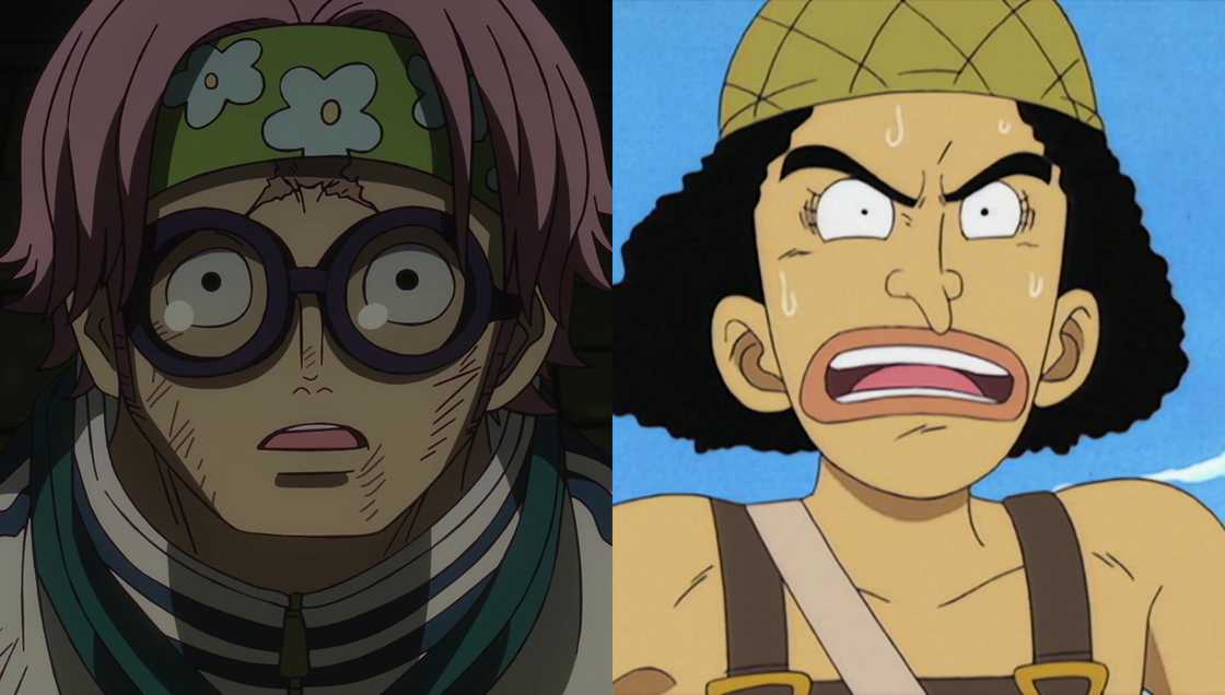 Koby and Usopp on One Piece