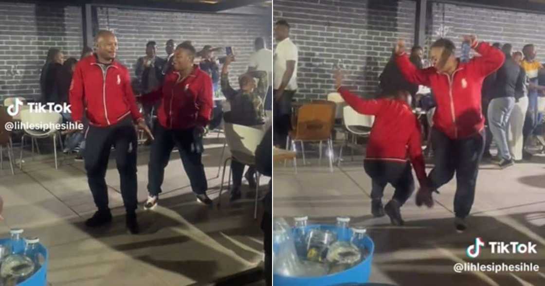 Mzansi couple dances together at groove Mzansi couple dances together at groove
