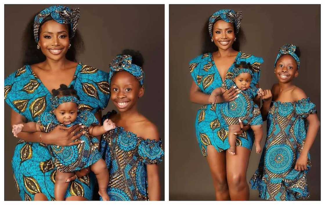 baby girl Ankara gown style baby girl Ankara gown style