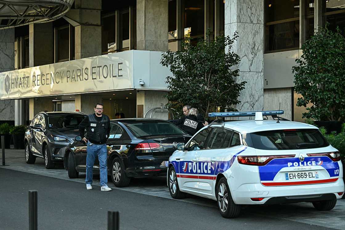 Nathi Mthethwa was found outside of the Hyatt Hotel in Paris